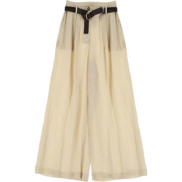 pantaloni a palazzo Dixie marrone