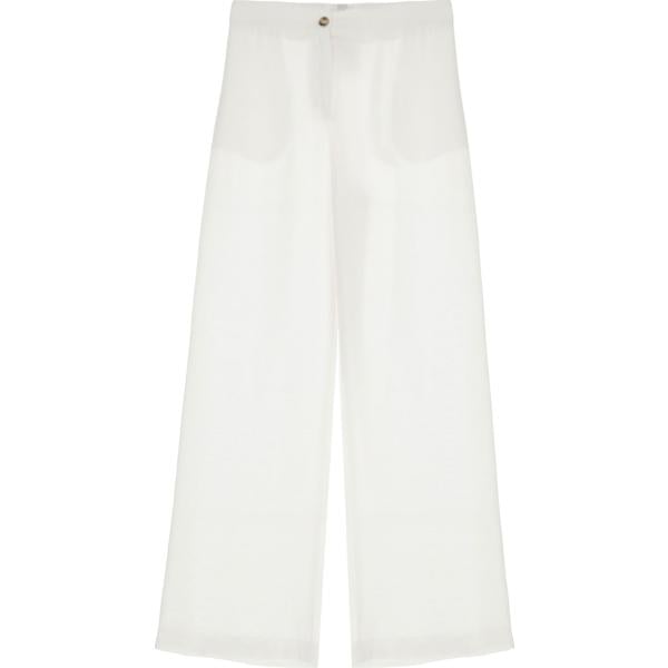 pantaloni a palazzo Dixie bianco