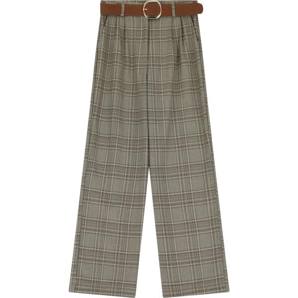 pantaloni Dixie verde a quadri