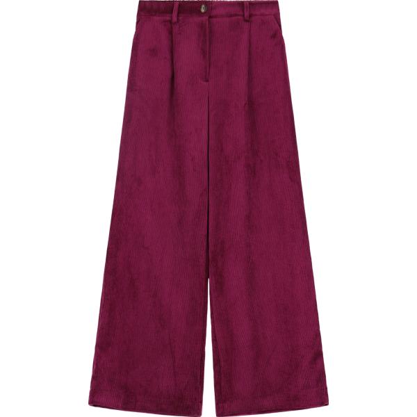 pantaloni a palazzo Dixie rosso