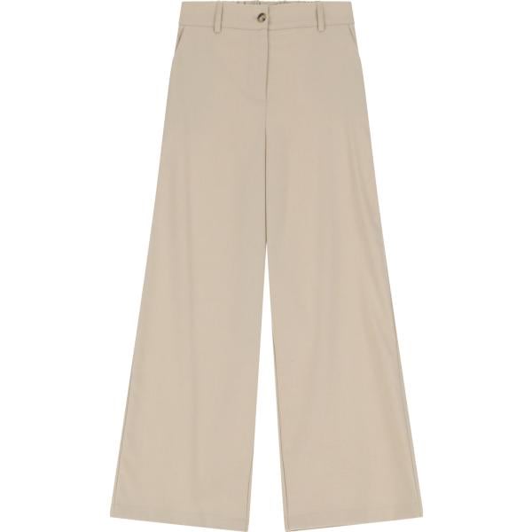 pantaloni a palazzo Dixie bianco
