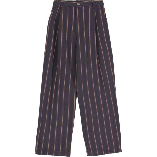 pantaloni a palazzo Dixie grigio a righe