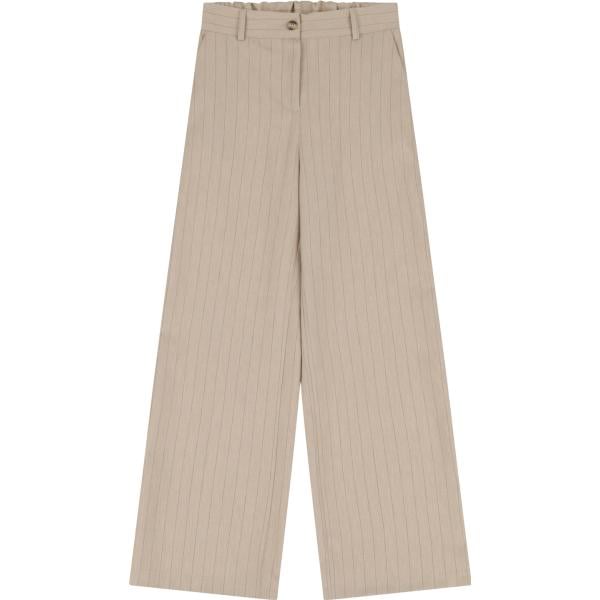 pantaloni a palazzo Dixie marrone a righe