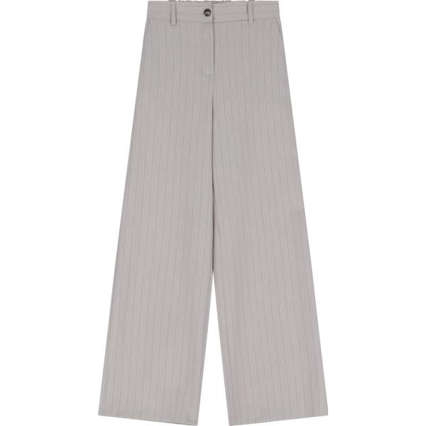 pantaloni a palazzo Dixie grigio a righe