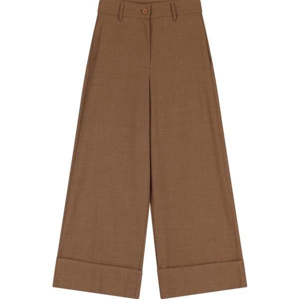 pantaloni a palazzo Dixie marrone