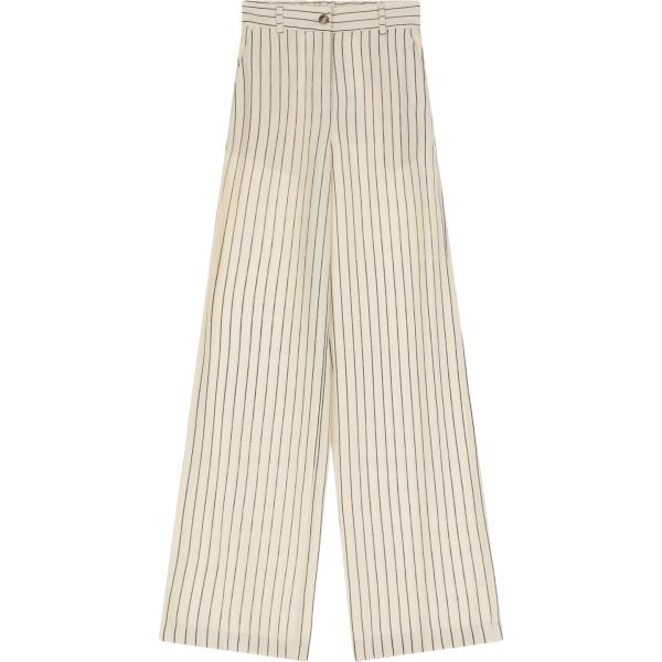 pantaloni Dixie bianco a righe