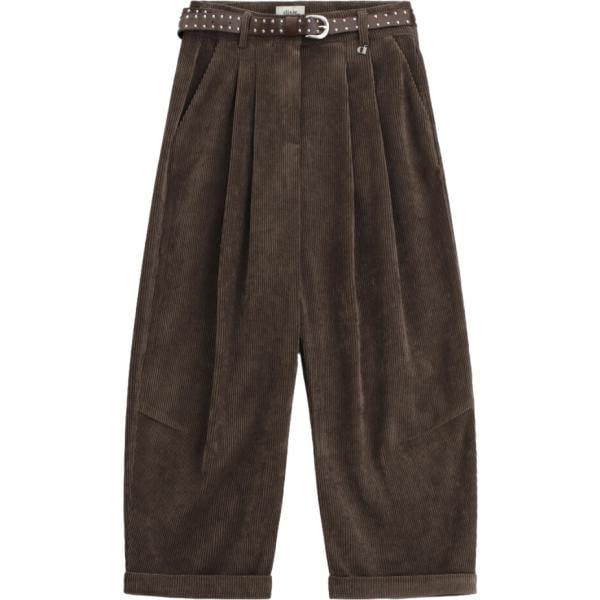 pantaloni a palazzo Dixie marrone