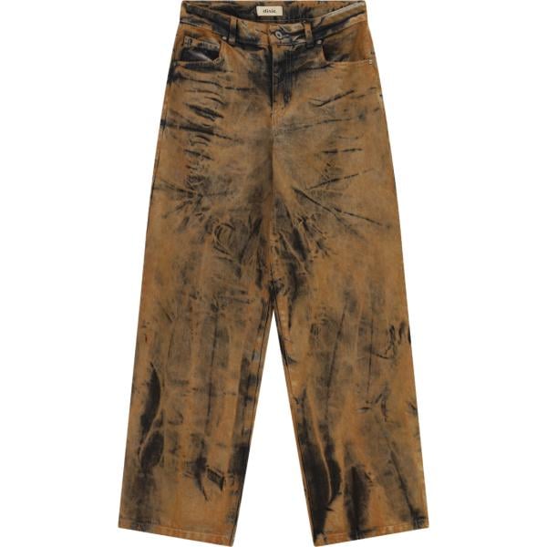 jeans Dixie marrone con stampe