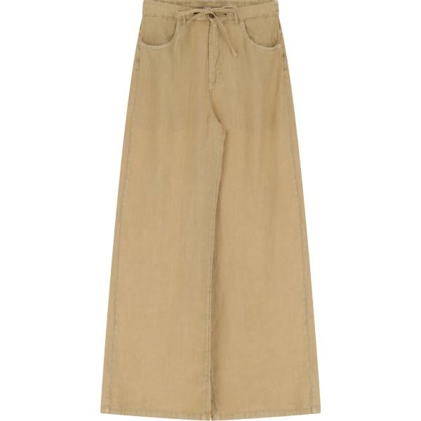 pantaloni Dixie marrone tinta unita