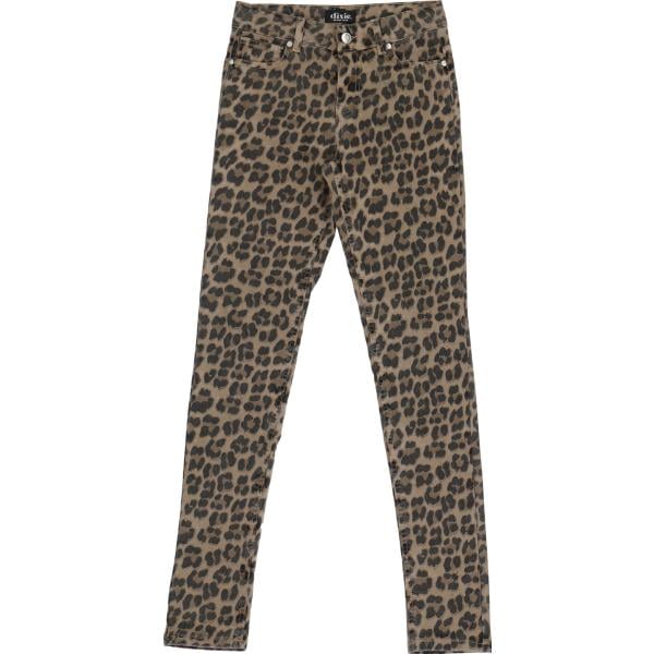 pantaloni Dixie marrone animalier