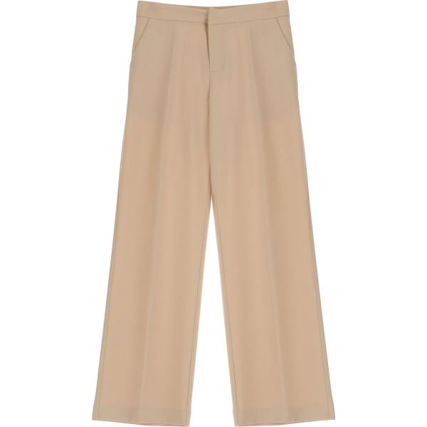 pantaloni Dixie marrone tinta unita