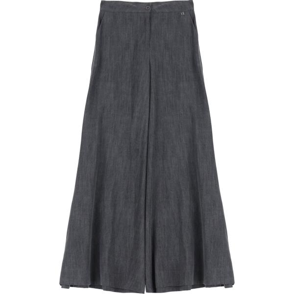 pantaloni Dixie grigio tinta unita