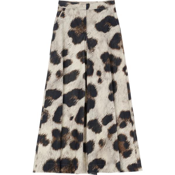 pantaloni Dixie marrone animalier