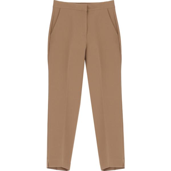 pantaloni capri Dixie marrone tinta unita
