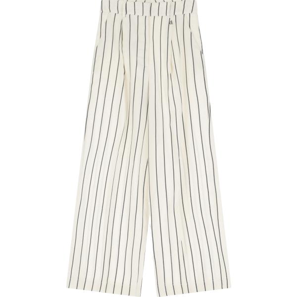 pantaloni Dixie bianco a righe