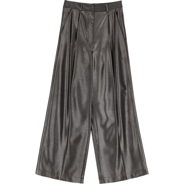pantaloni a palazzo Dixie grigio tinta unita