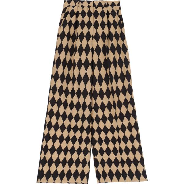 pantaloni a palazzo Dixie multicolore geometrica