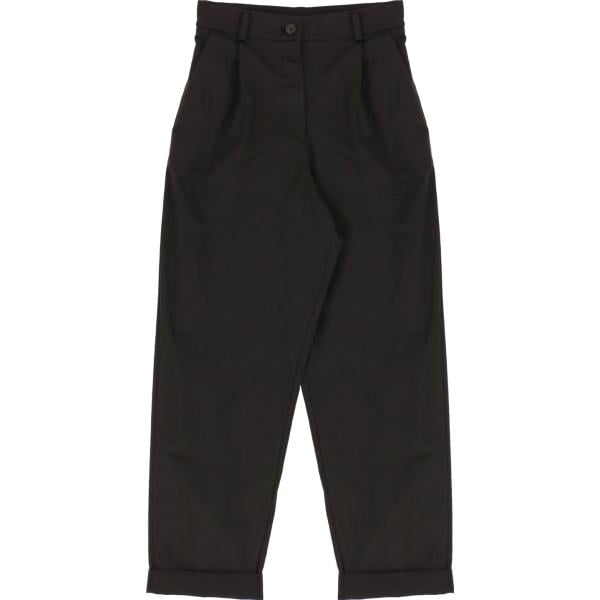 pantaloni Dixie nero tinta unita
