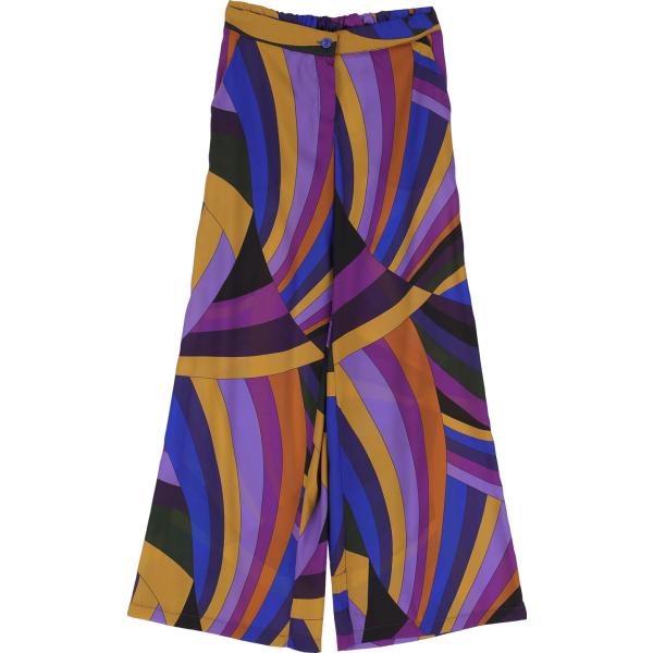 pantaloni a palazzo Dixie viola