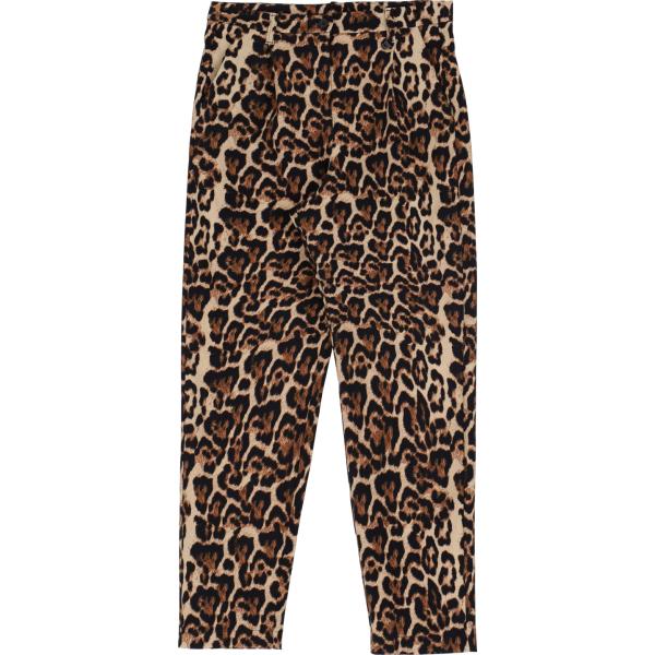 pantaloni Dixie nero animalier