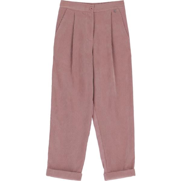 pantaloni capri Dixie marrone tinta unita