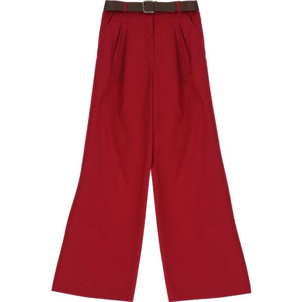 pantaloni a palazzo Dixie rosso