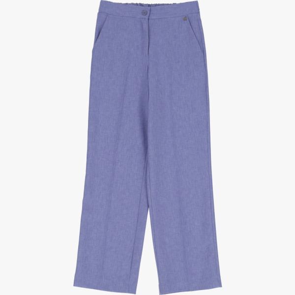 pantaloni Dixie viola tinta unita