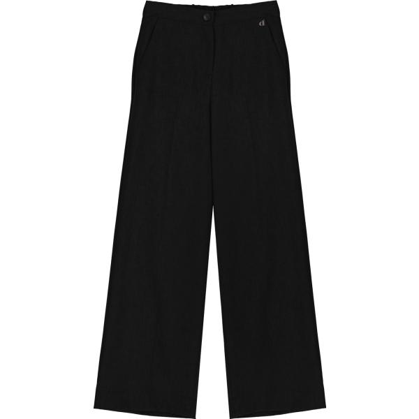 pantaloni a palazzo Dixie nero tinta unita