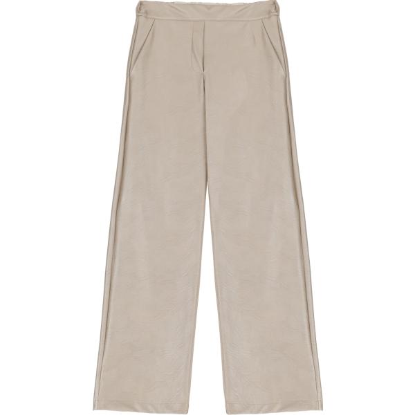 pantaloni a palazzo Dixie viola tinta unita