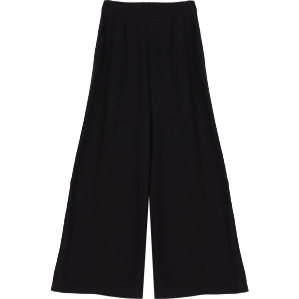 pantaloni a palazzo Dixie nero tinta unita