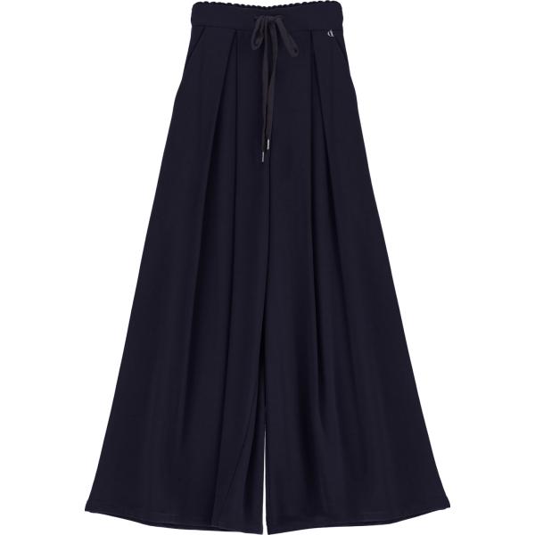 pantaloni a palazzo Dixie blu tinta unita