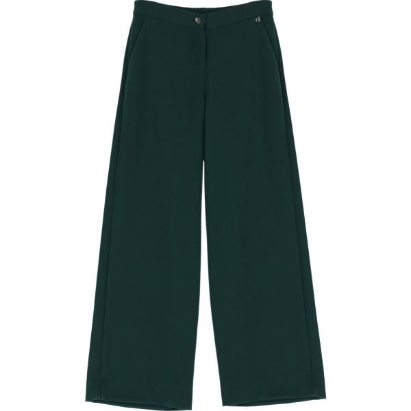 pantaloni a palazzo Dixie blu tinta unita