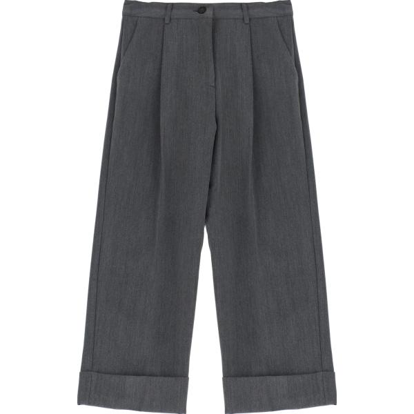 pantaloni Dixie grigio tinta unita