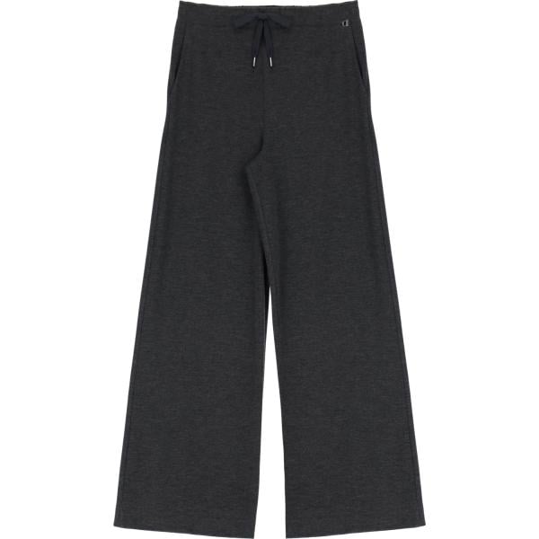 pantaloni a palazzo Dixie nero tinta unita
