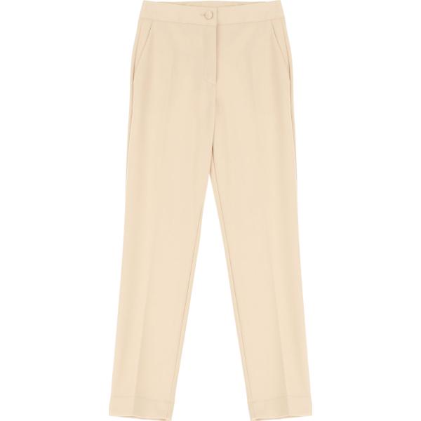 pantaloni Dixie bianco tinta unita