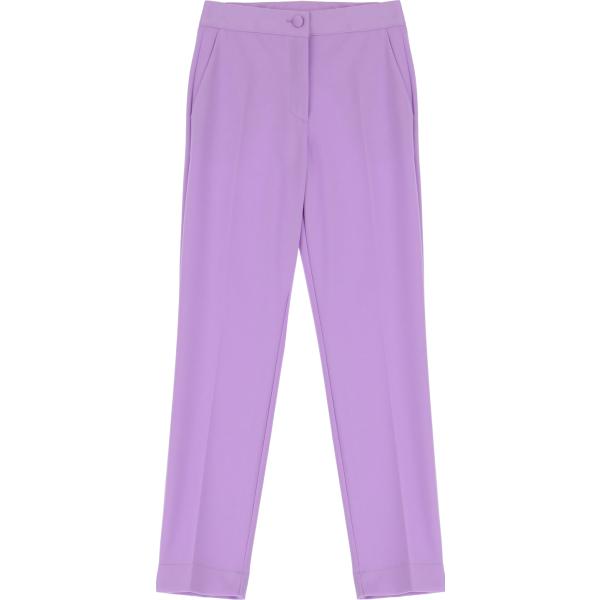 pantaloni Dixie viola tinta unita