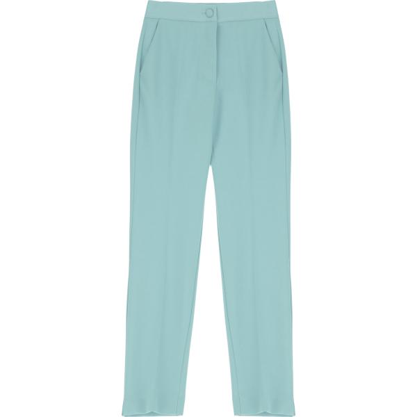 pantaloni Dixie blu tinta unita