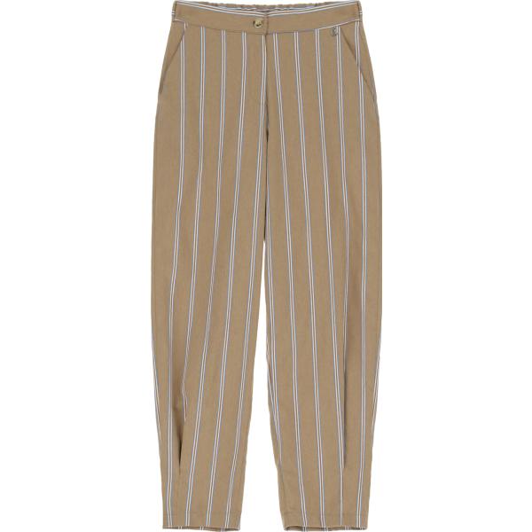pantaloni Dixie marrone a righe