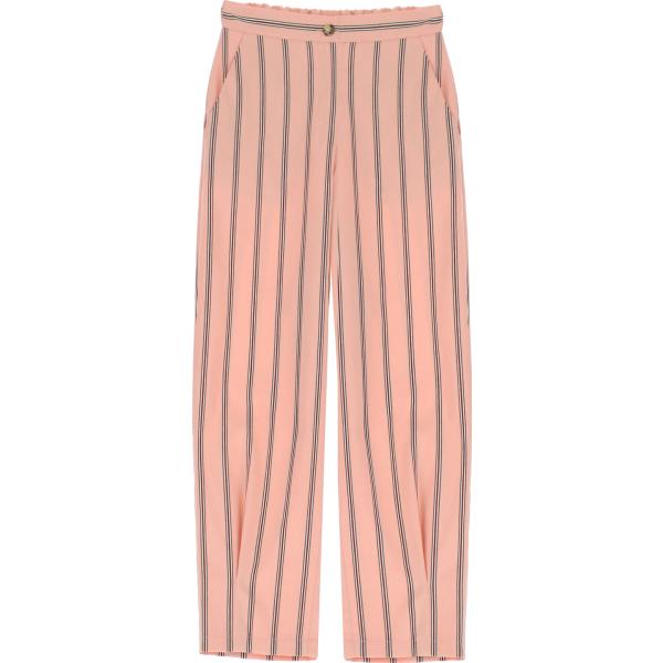pantaloni Dixie arancione a righe