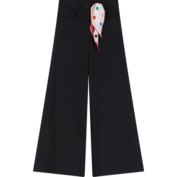 pantaloni a palazzo Dixie nero
