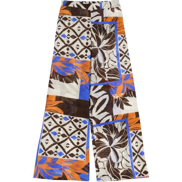 pantaloni a palazzo Dixie multicolore a fiori