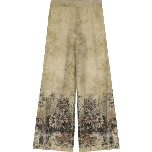 pantaloni a palazzo Dixie marrone