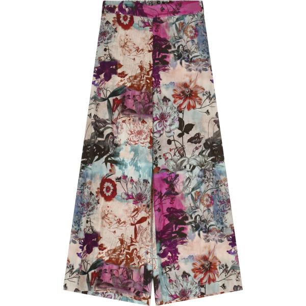 pantaloni Dixie grigio a fiori