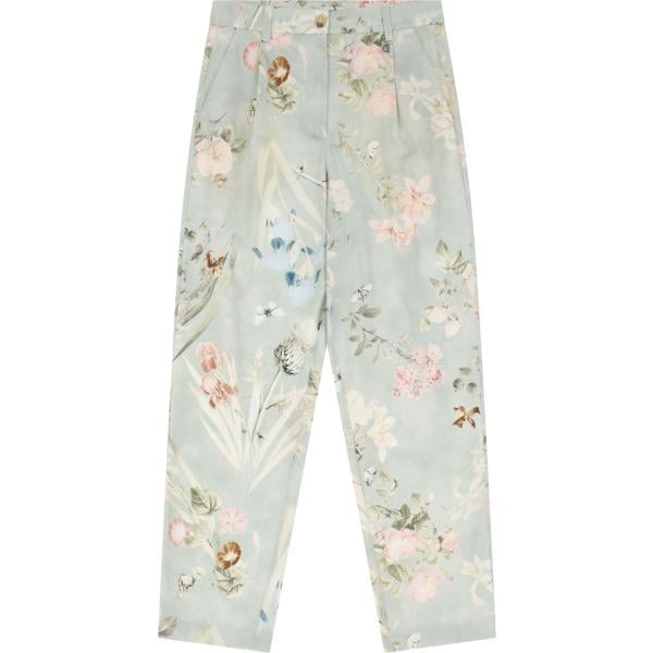 pantaloni Dixie grigio a fiori