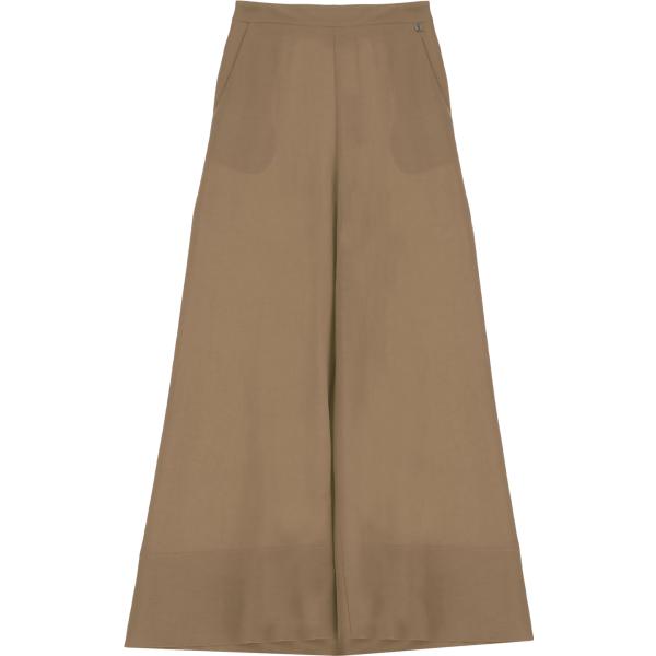 pantaloni a palazzo Dixie marrone