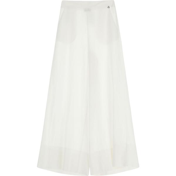 pantaloni a palazzo Dixie bianco