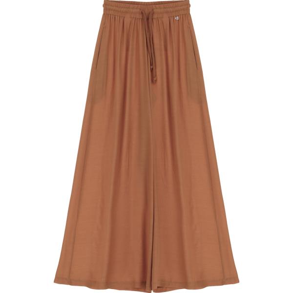 pantaloni a palazzo Dixie marrone