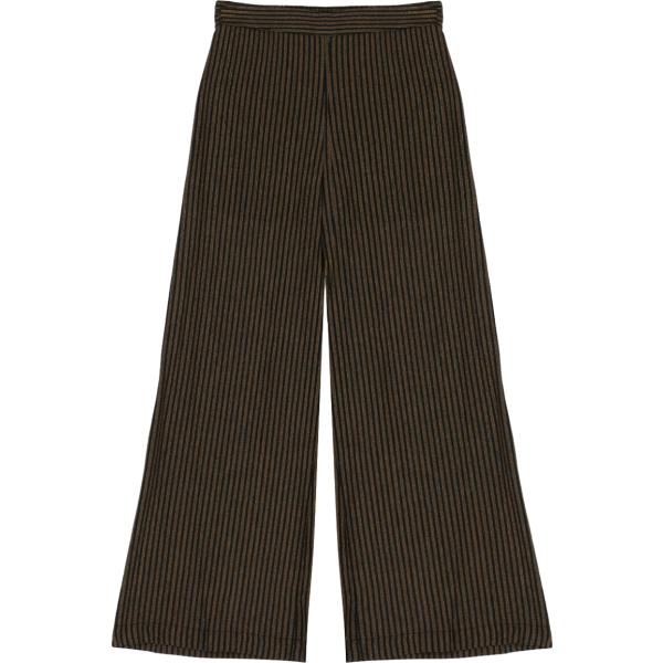 pantaloni Dixie marrone a righe