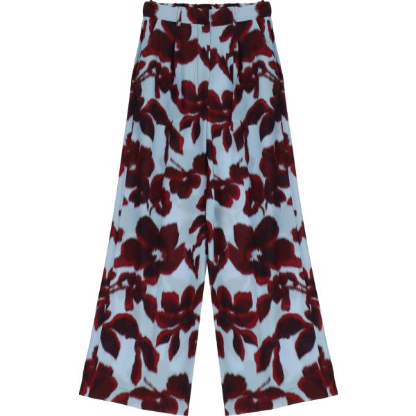 pantaloni a palazzo Dixie nero a fiori