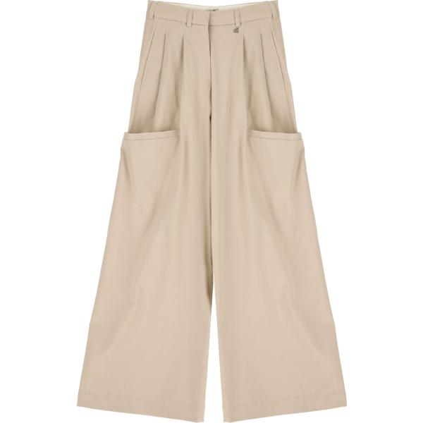 pantaloni a palazzo Dixie marrone